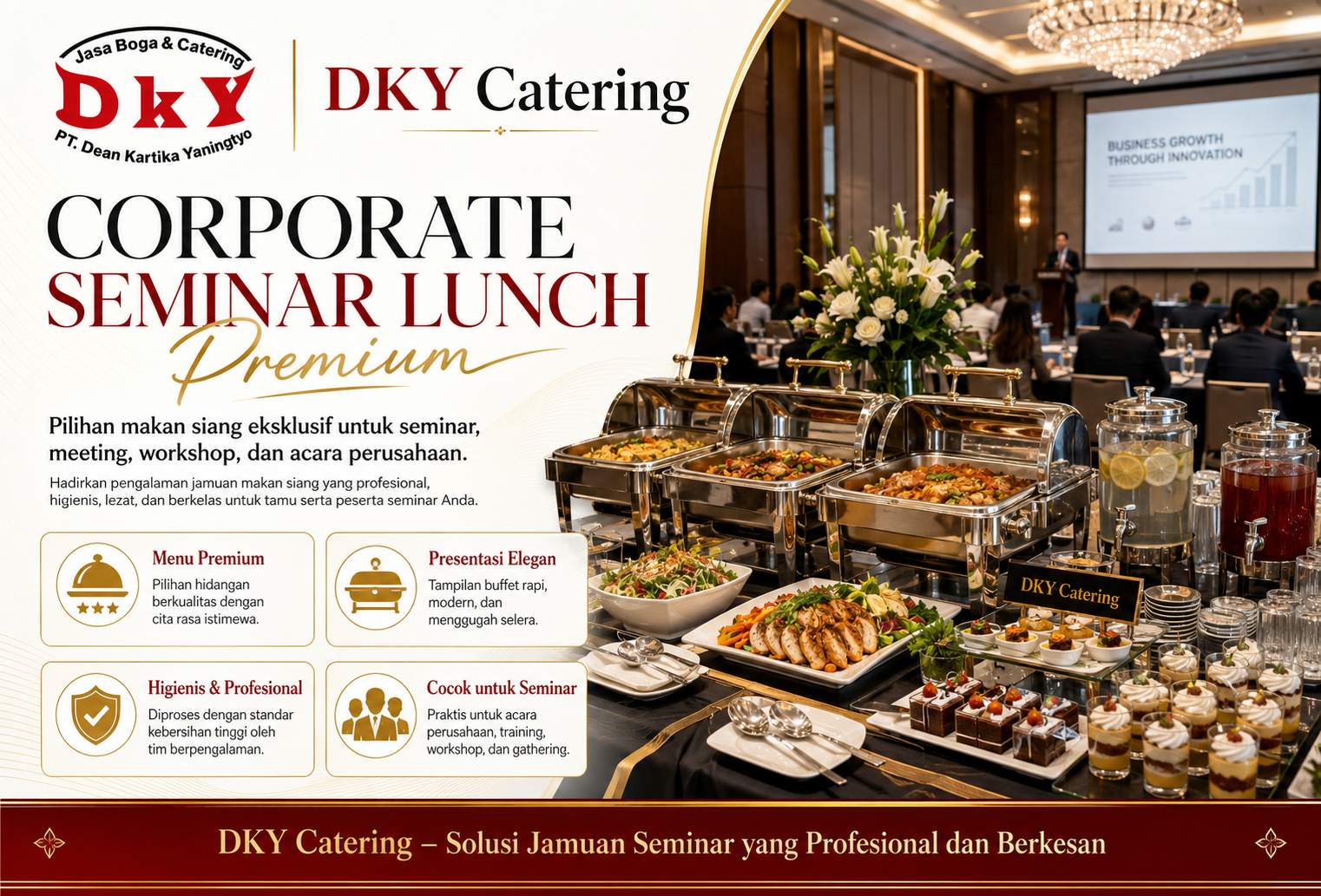 Corporate Seminar Lunch Premium