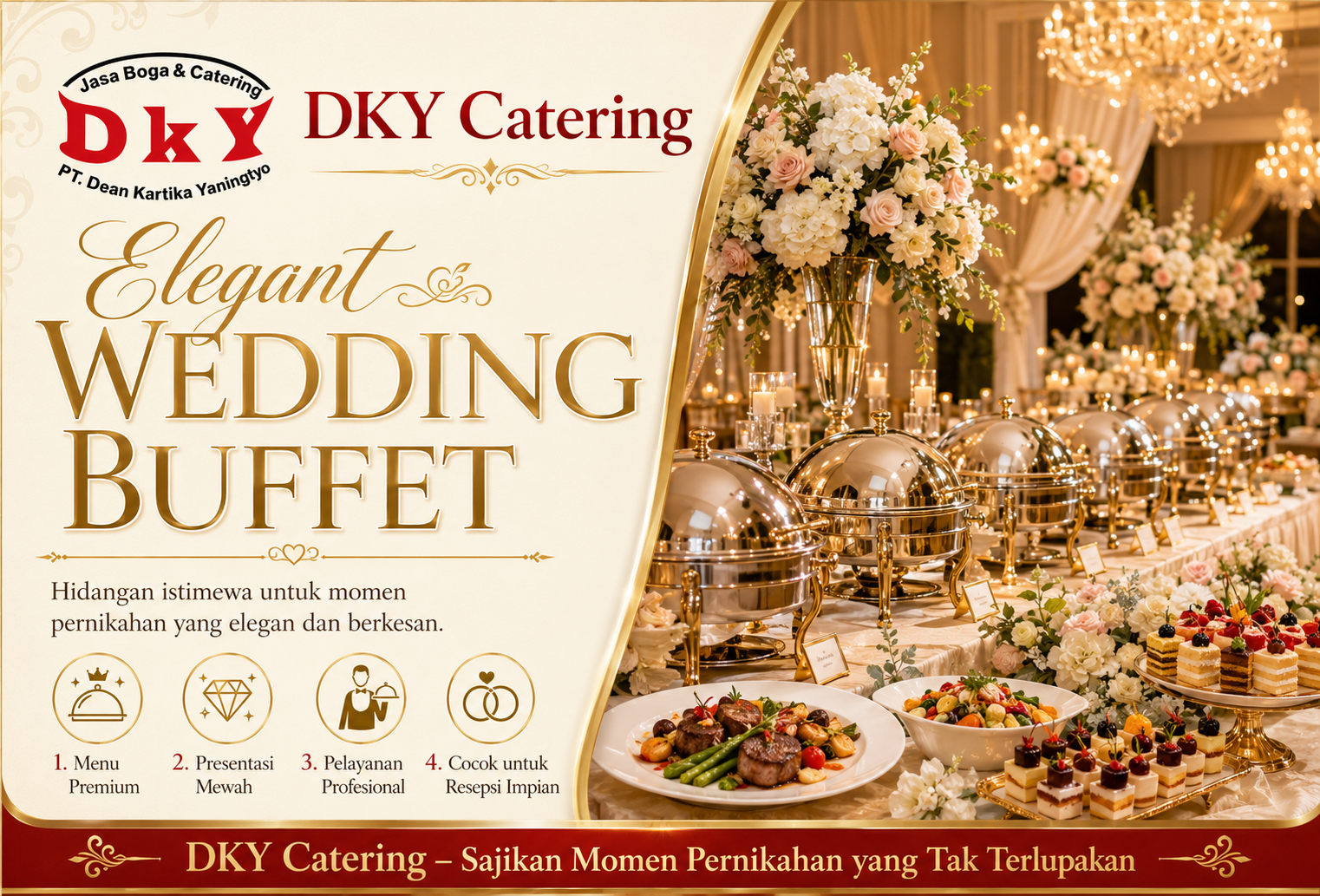Elegant Wedding Buffet Jakarta Selatan